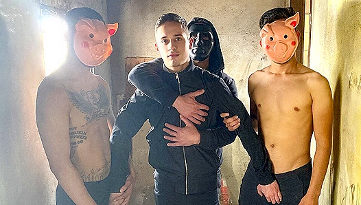 Masked Desires Ignite: Two Hunks Share Wild Blowjobs in Steaming Heat – SayUncle Labs