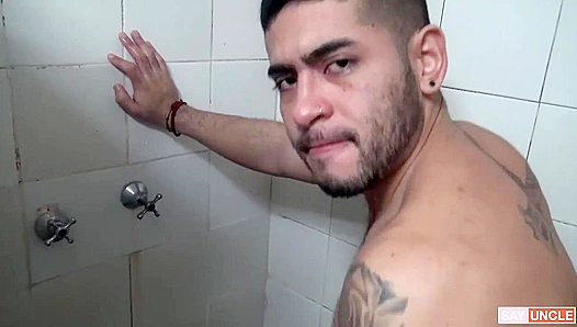 Hard Latin Ass Workout Under Hot Water – Raw Shower Sex Action – 18+
