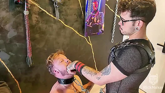 Ricks First Time as a Puppy Boy: Total Sub Space Captured Live – 18+
