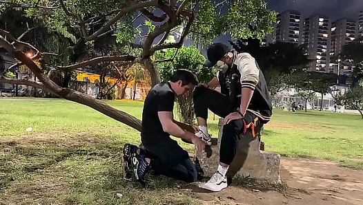 Desperate Puppy Begs for Humiliation, Takes Crowd Pleasure – NaughtyPups 18+