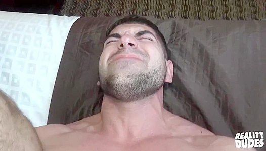 Damien Stones Gets Flooded by Rugged Stud Paul Wagner – Intense Bareback Action