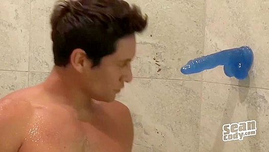 Titus Dominates Himself: Hard Solo Ride with Massive Dildo – Sean Cody