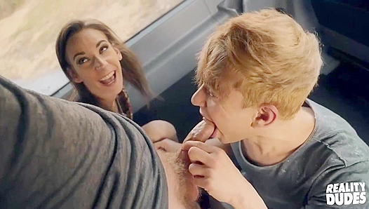 Daniel Hausser Skylar Hill Fuck Wild in Steamy Van Adventure – 18+