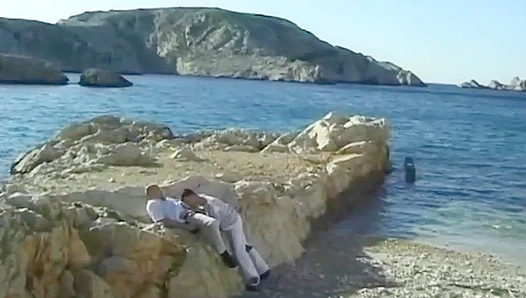 Rough Waves, Wild Heat — Amateur Twinks Fuck Bareback on the Beach – GayPrideX 18+