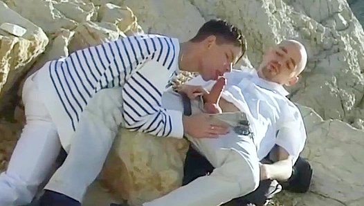 Rough Waves, Wild Heat — Amateur Twinks Fuck Bareback on the Beach – GayPrideX 18+