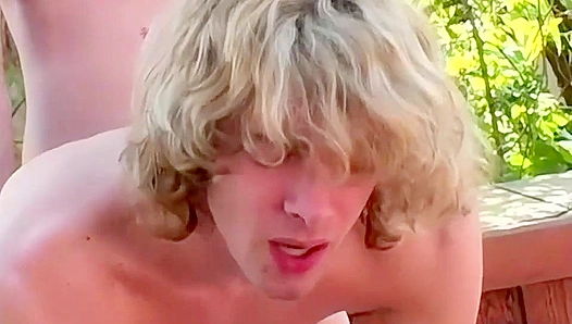 Blonde Twink Dominates Long-Haired Studs Deepthroat Session – BeddableBoys