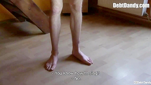 Dark-Haired Dream Deepthroats Bares All for Relief – DebtDandy POV
