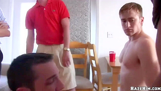 Begging for More: Hazed Freshmen Take Initiation — GayPornHub 18+