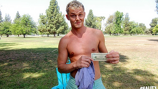 First-Time Anal Thrills as Curly Blond Takes Control – Straight-Look Hunks Only