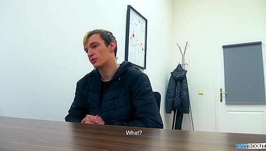 Intense Office Anal: Euro Studs First Time Taking It from Horny Scout – 18+