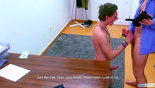 Green-Haired Twink Gets Pounded Hard by Filthy Scout – Raw Ass Adventure