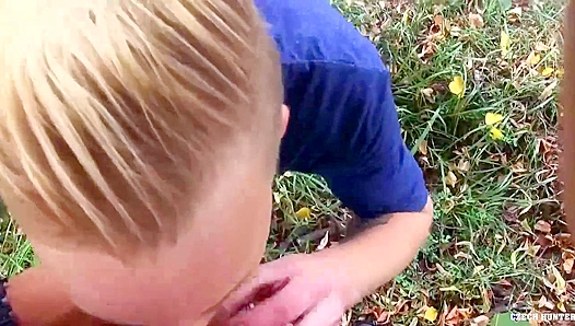 Hungry Hairy-Chested Czech Twink Rides Hard Outdoors – XXXGayScene 18+