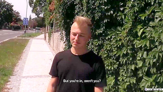 Blonde Twink Gets Railed Hard Outdoors — Steamy Forest Booty Call