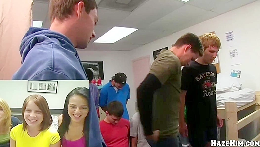 Fresh Meat Broken In: Rough Ass Training Leaves Him Begging – Haze Him Hard 18+