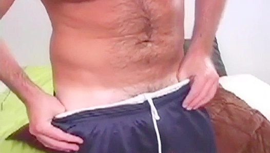 Hairy Danish Stud Jerks Off His Rock-Hard Throbber – Sexy Older Guys Only