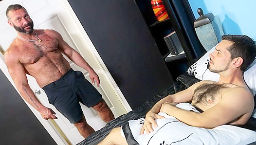 Hairy Hunks Heat Up: Alex Tikas Aiden Josephs Steaming Encounter – 18+