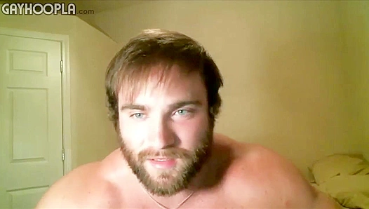 James Big Beard Muscular Booty On Full Display – Raw Gay Bear Action