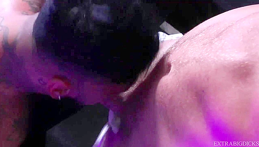 Hairy Stud Rides Huge Dick Hard — Wild Anal Ride with Rikk York Riley – 18+