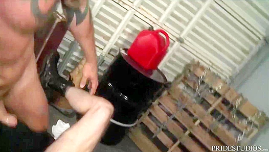 Beefy Heat: Liam Greer A.J. Marshall Collide in Steamy Backroom Action – 18+