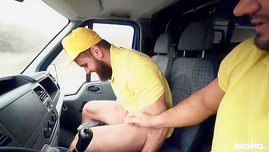 Jerome Jerrys Steaming Hookup — Hung Delivery Guys Cant Resist Each Other – 18+
