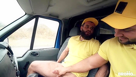 Jerome Jerrys Steaming Hookup — Hung Delivery Guys Cant Resist Each Other – 18+
