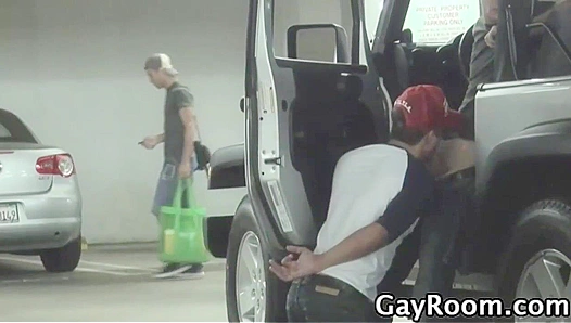 Bryce Stars Horny Blowjob Surprise — Steamy Car Sex Adventure – GayXXX